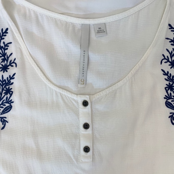 Lauren Conrad Delicate Embroidered Blouse - Picture 6 of 10